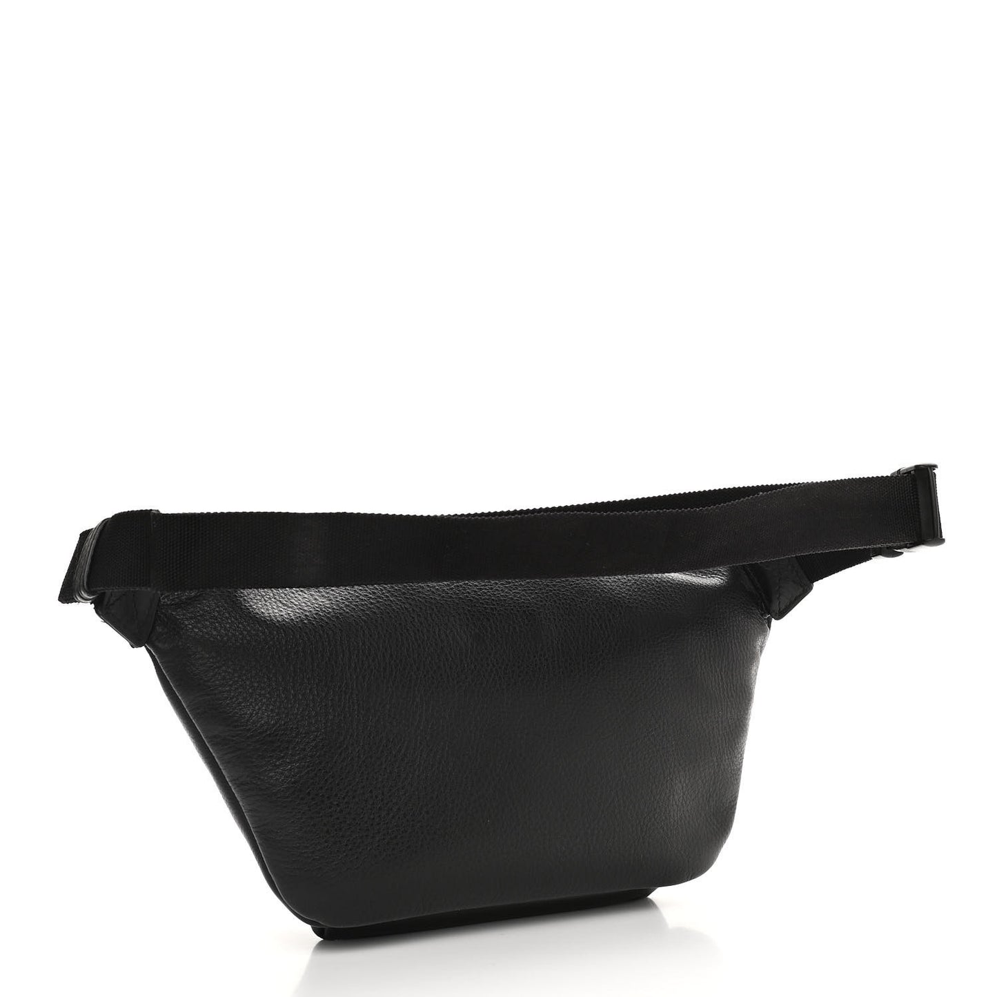 Smooth Calfskin Logo Large Everyday Beltpack Black