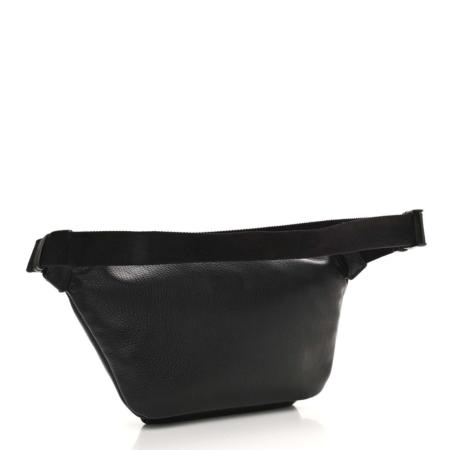 Balenciaga Smooth Calfskin Logo Large Everyday Beltpack Black 3 of 10