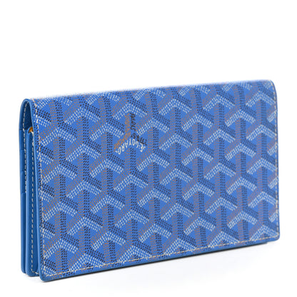 Goyard Goyardine Richelieu Wallet Sky Blue 3 of 8