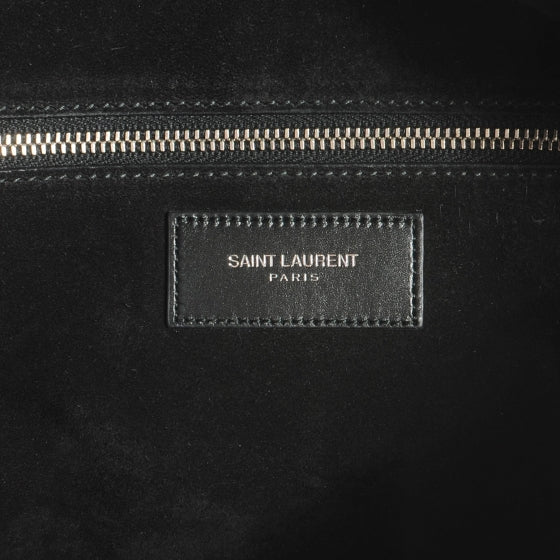 Leather Studded Duffle 6 Black