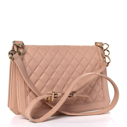 Chanel Calfskin Quilted Flap Beige 5 of 39