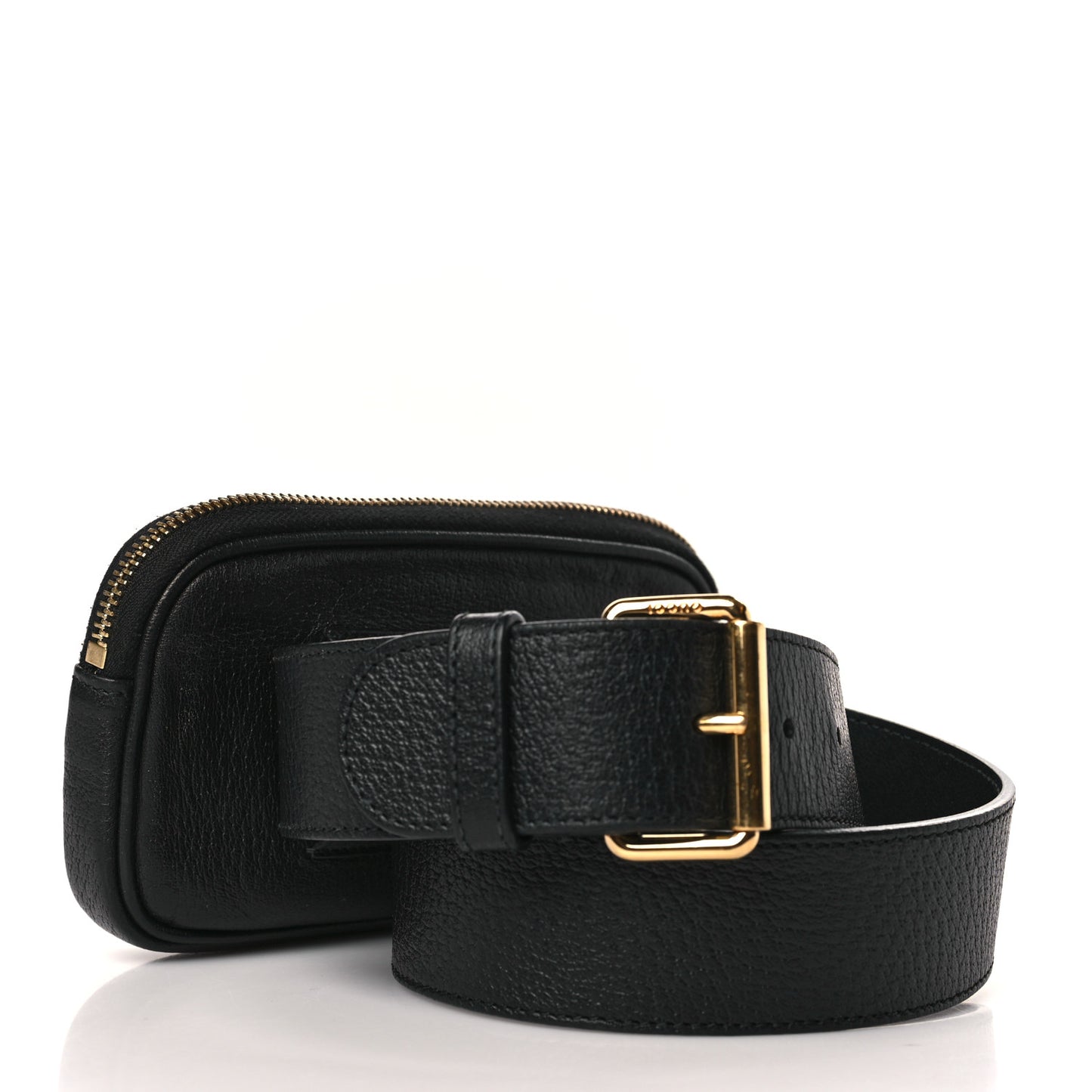 Grained Calfskin Ophidia Belted iPhone Case 75 30 Black