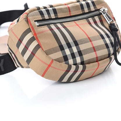Burberry Nylon Vintage Check Small Cannon Bum Bag Archive Beige 6 of 7