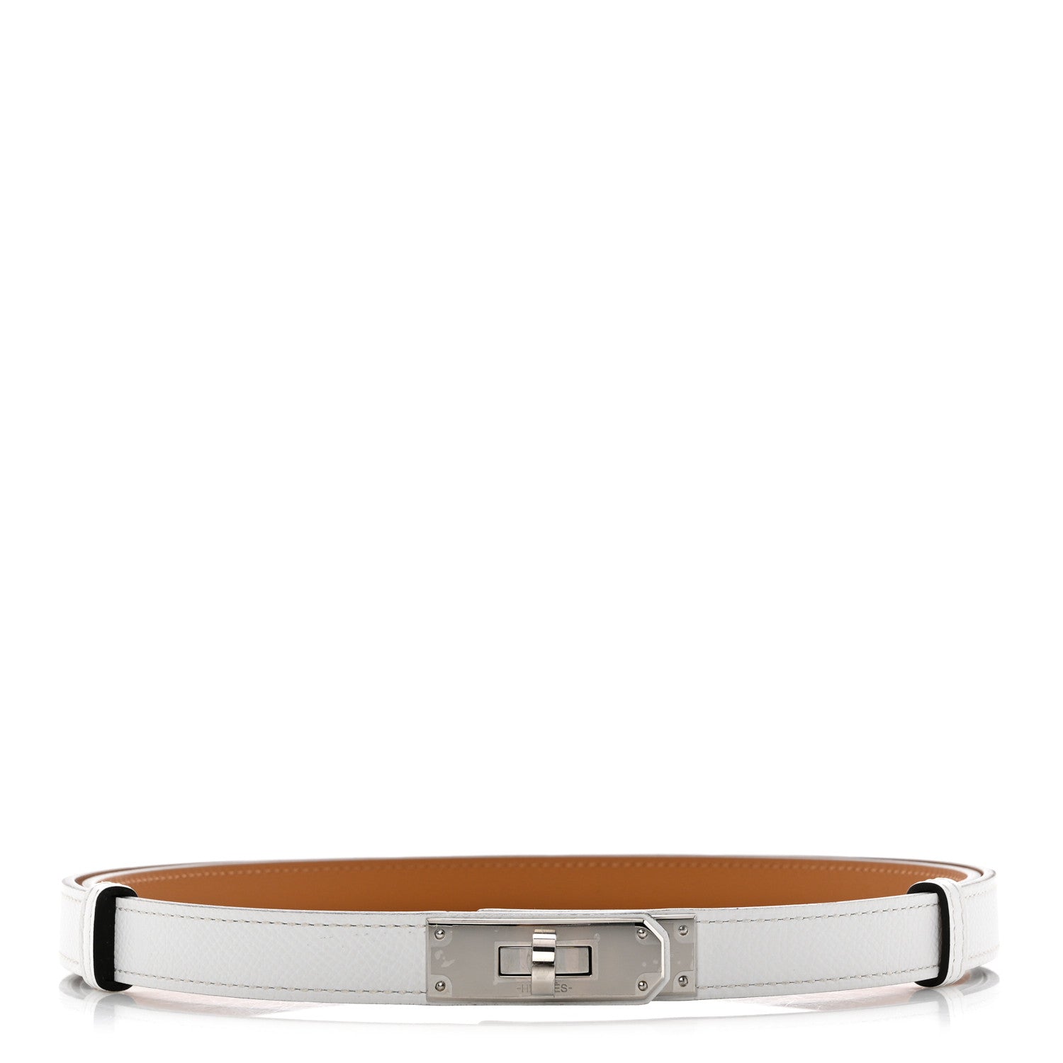 Hermes Epsom Kelly Belt White 1 of 8
