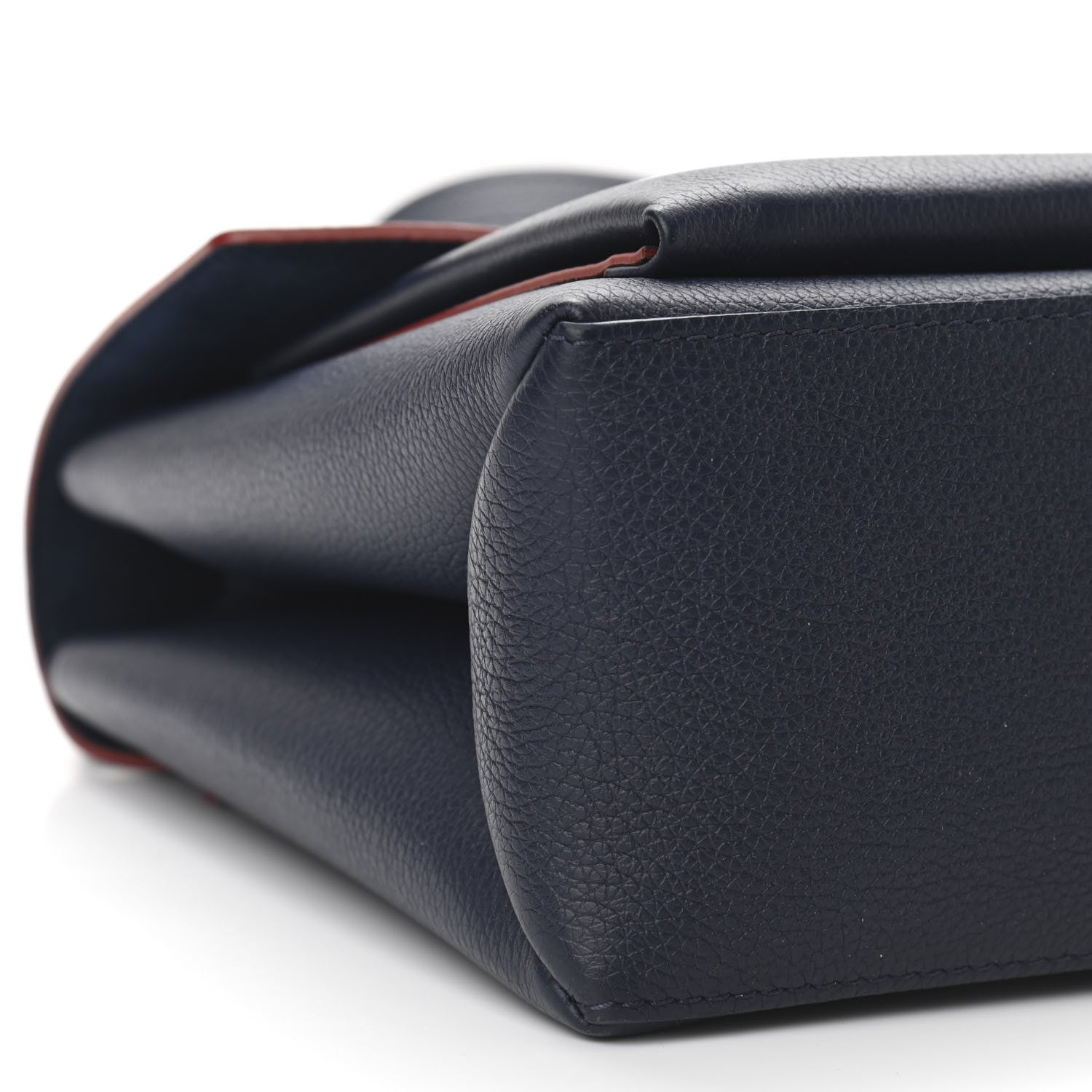 Louis Vuitton Soft Calfskin My Lockme Top Handle Marine Rouge 9 of 10