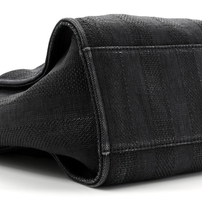 Chanel Lurex Boucle Large Deauville Tote Black 10 of 14