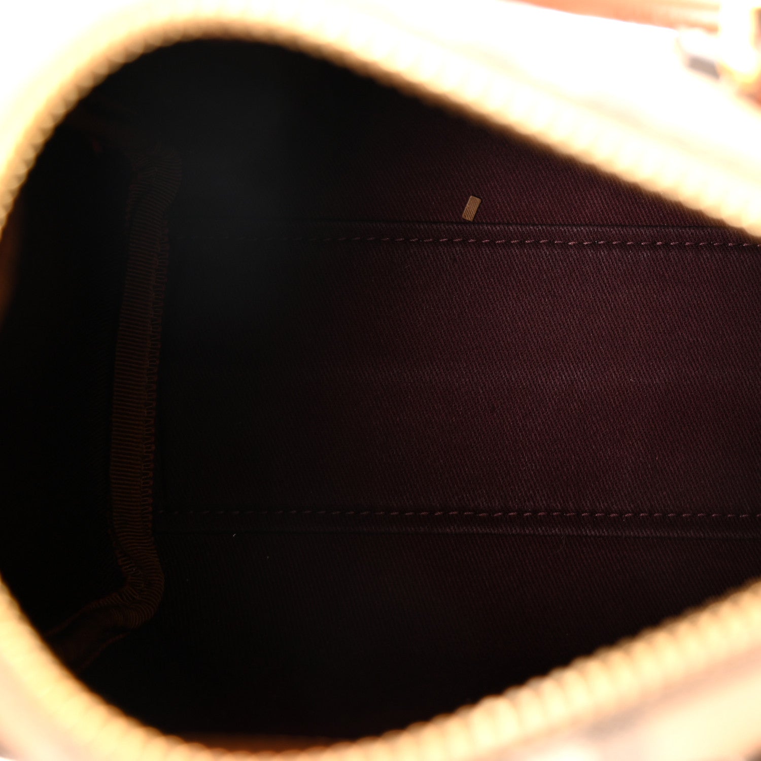 Burberry Vintage Check Mini Bowling Bag Briar Brown 5 of 9