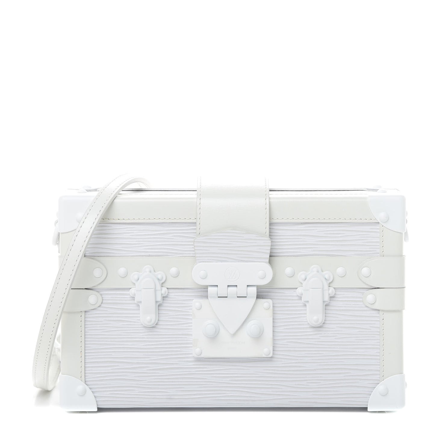 Epi Monochrome Petite Malle White