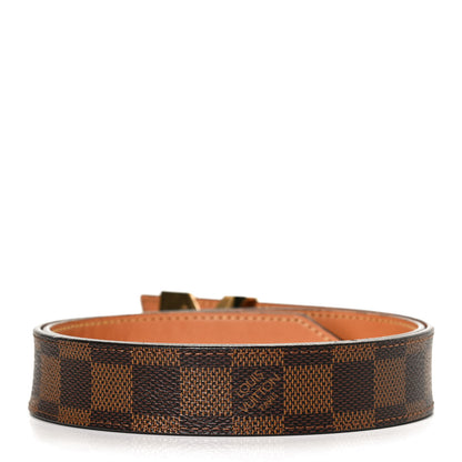 Louis Vuitton Damier Ebene 30mm Essential V Belt 80 32 2 of 8