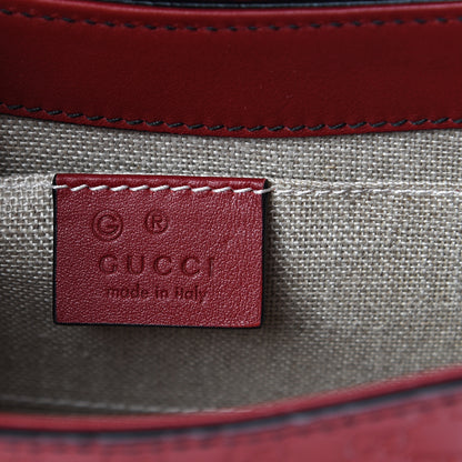 Gucci Soft Microguccissima Mini Emily Chain Shoulder Bag Rosso 5 of 10