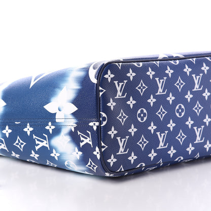 Louis Vuitton Monogram Escale Neverfull MM Blue 7 of 8