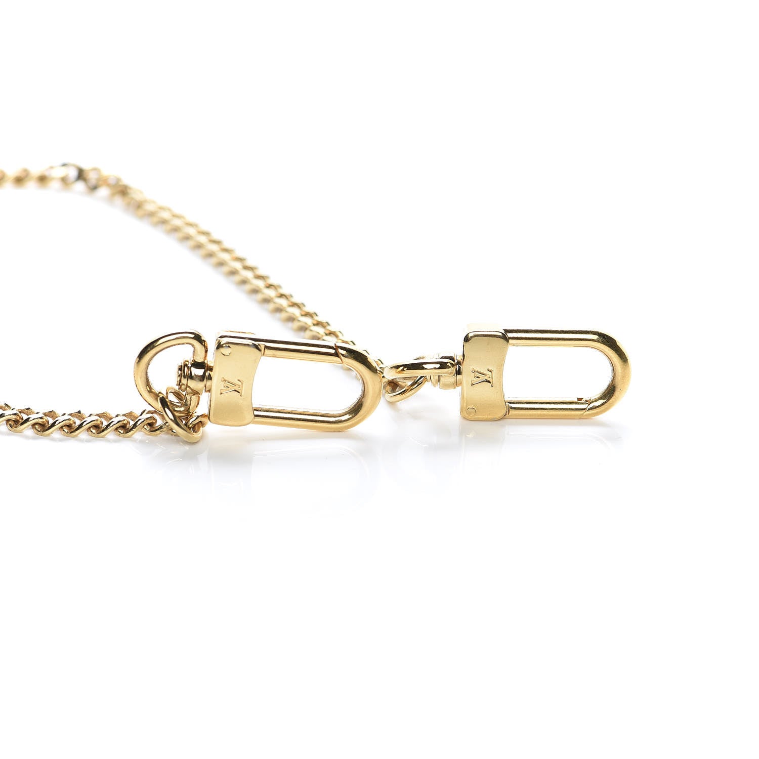 Louis Vuitton XL Pochette Extender Key Ring Chain Gold 3 of 3