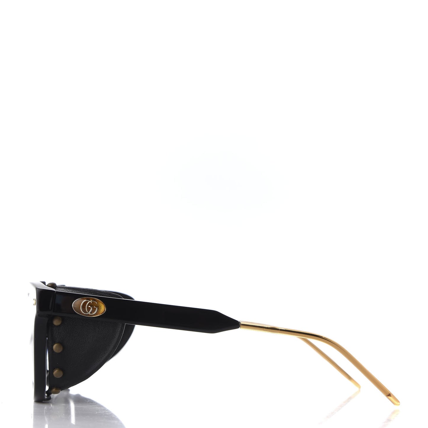 Acetate Square Frame Sunglasses GG0671S Black