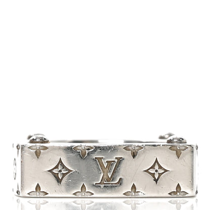Louis Vuitton Stainless Steel Monogram Bold Ring L Silver 1 of 5