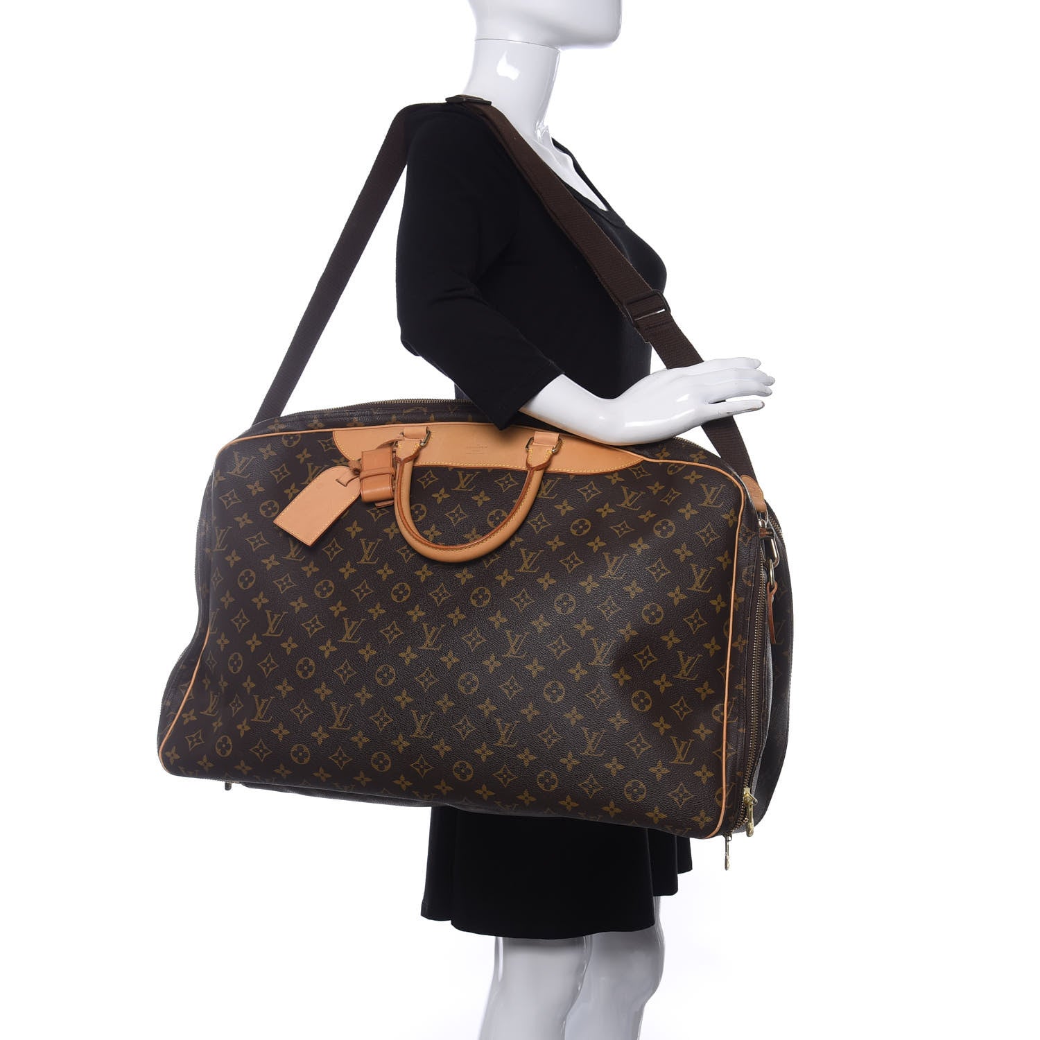 Louis Vuitton Monogram Alize 2 Compartment Luggage 2 of 9