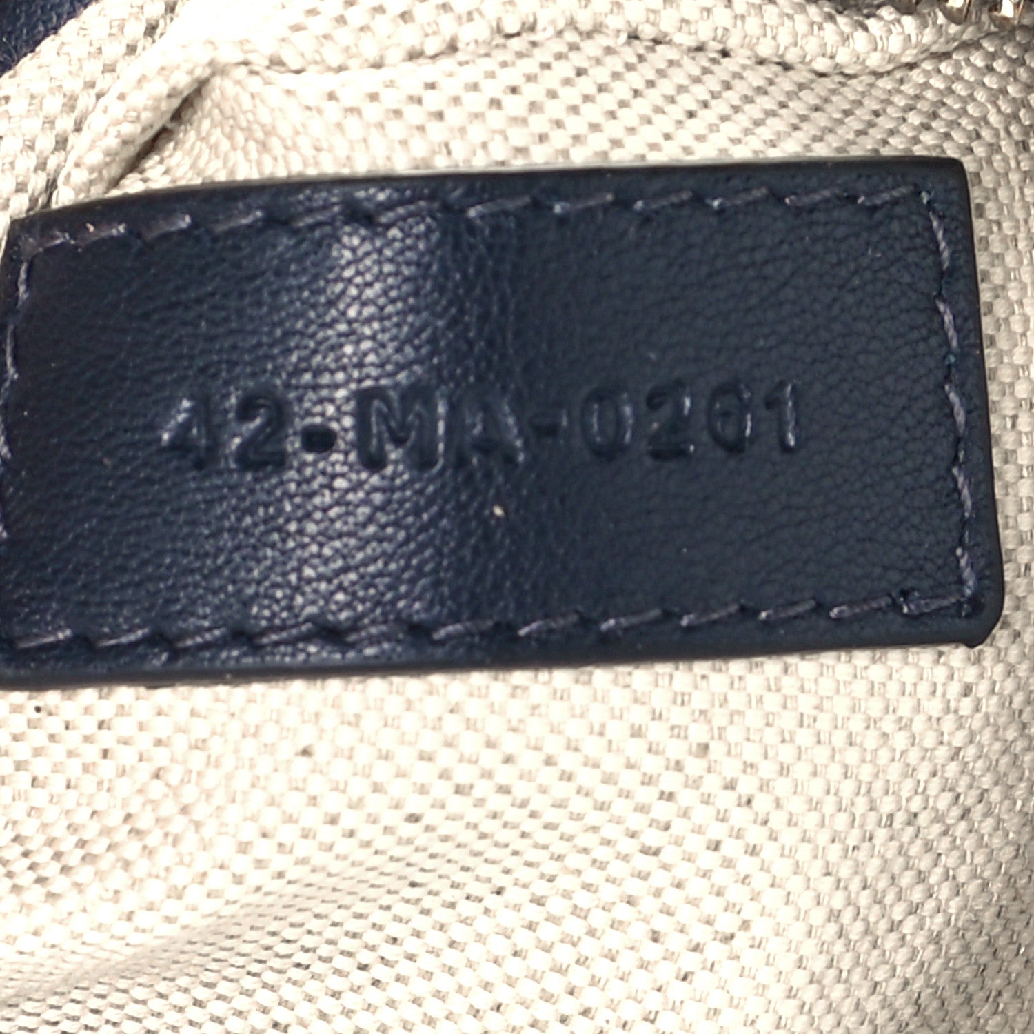 Christian Dior Oblique Zipped Card Holder Blue 7 of 9