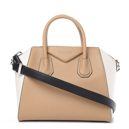Givenchy Sugar Goatskin Small Bi-Color Antigona Light Beige 1 of 8