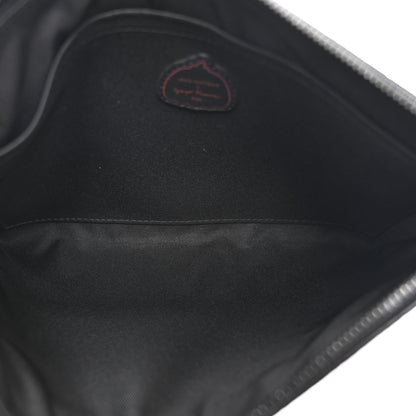 Louis Vuitton LV X YK Taurillon Monogram Pochette To-Go Black Red 5 of 10