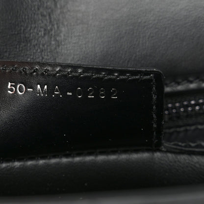 Christian Dior Calfskin Macrocannage Medium Caro Bag Black 7 of 11