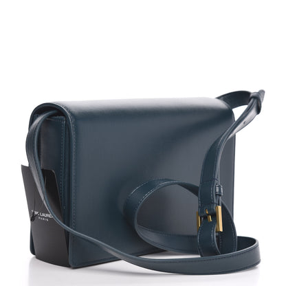 Saint Laurent Smooth Calfskin Suede Medium Bellechasse Dark Turquoise 3 of 9