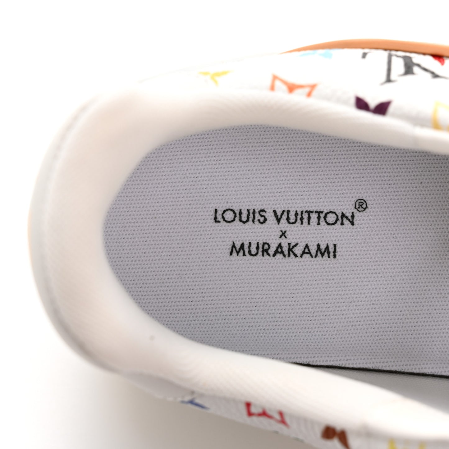 LV X TM Calfskin Monogram Multicolor Womens LV Trainer Sneakers 37.5 White