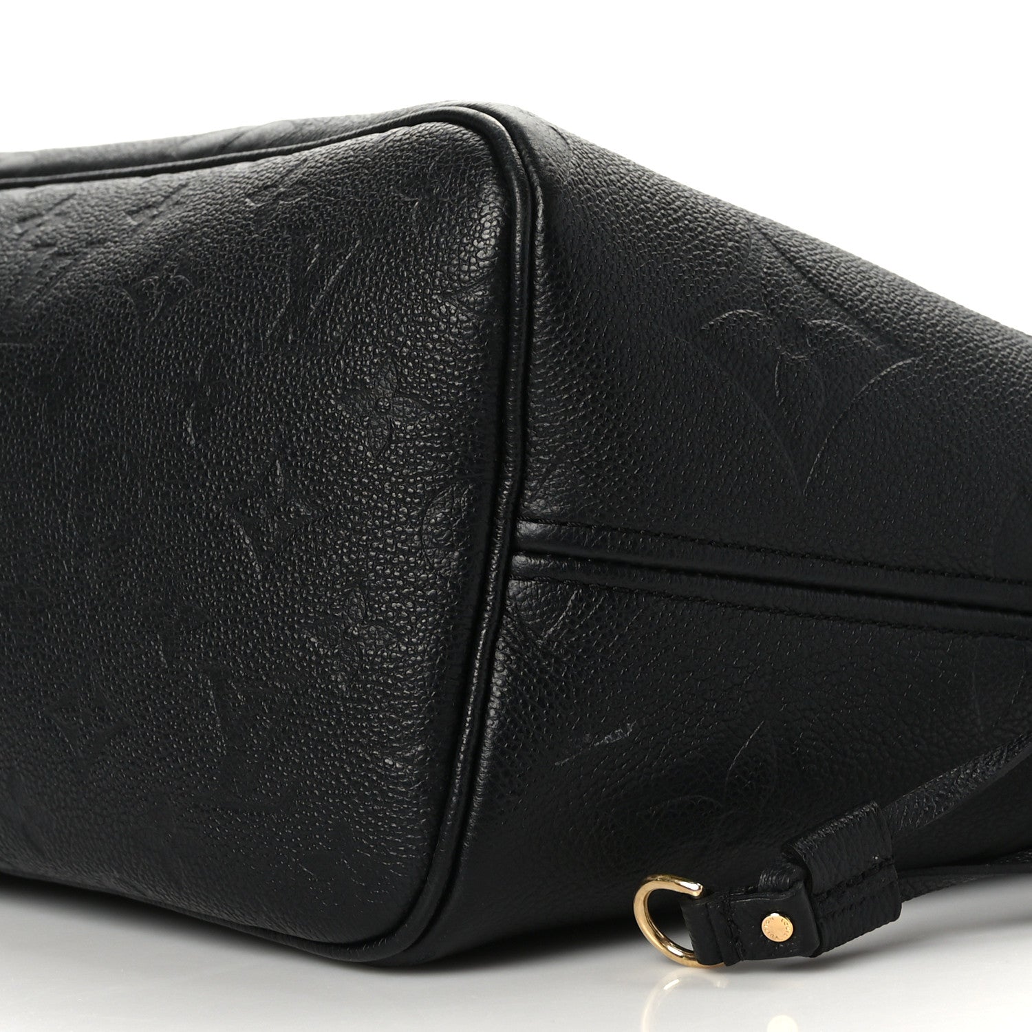 Louis Vuitton Empreinte Monogram Giant Neverfull MM Black 9 of 10