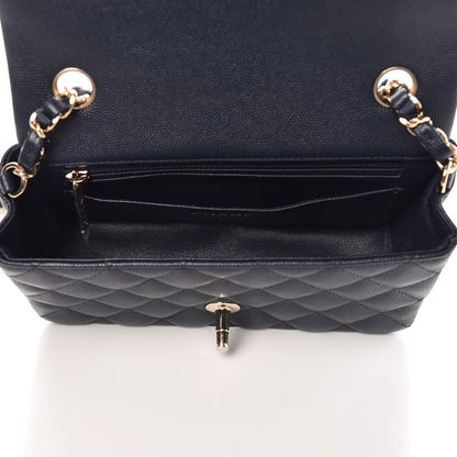 Chanel Caviar Quilted Mini Rectangular Flap Navy 5 of 8