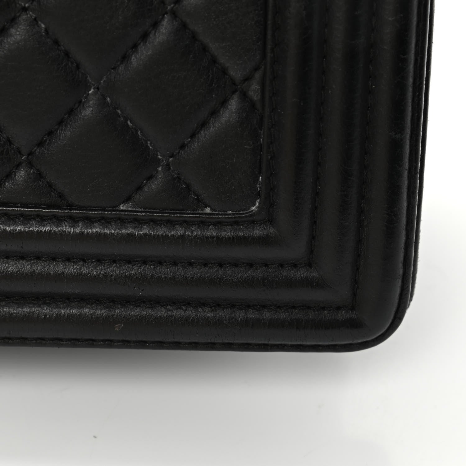 Chanel Calfskin Quilted Medium Boy Flap Black 5 of 9