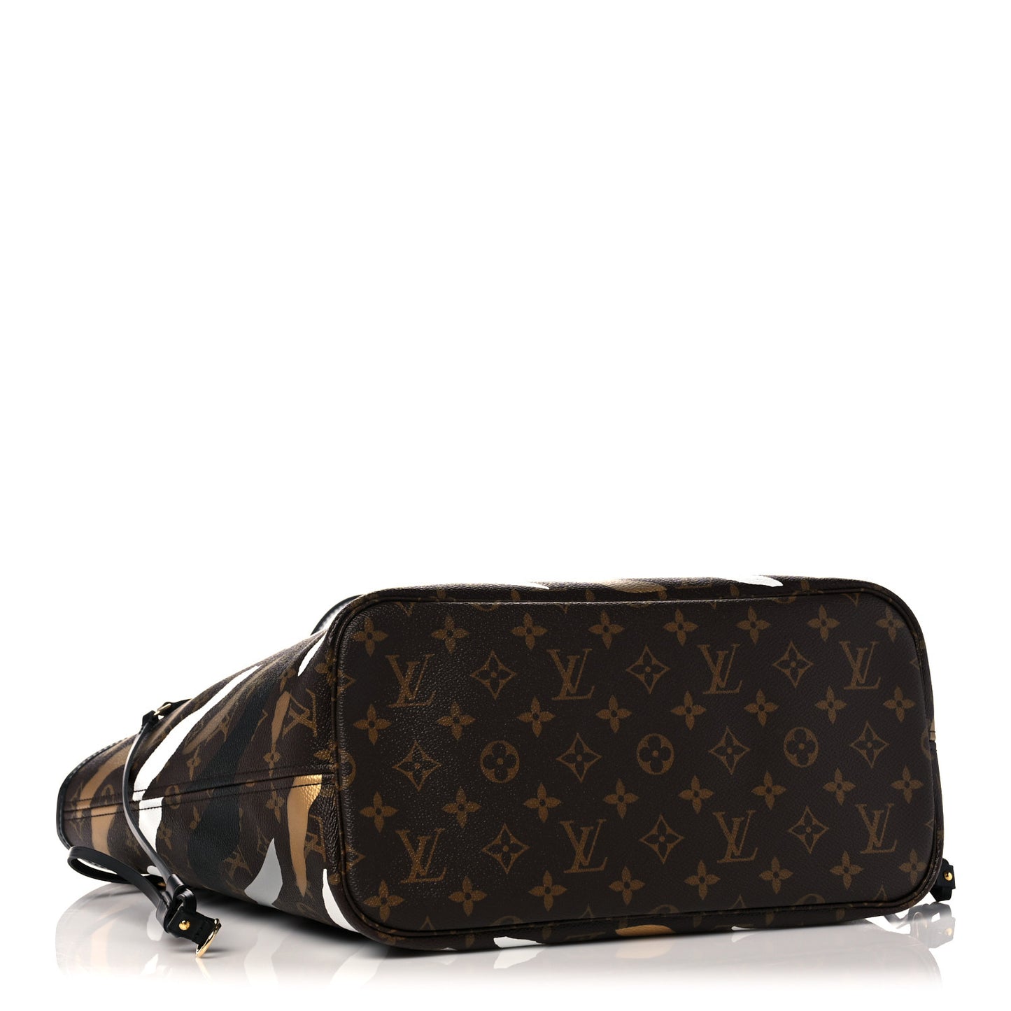 X LOL Monogram Neverfull MM Gold Silver