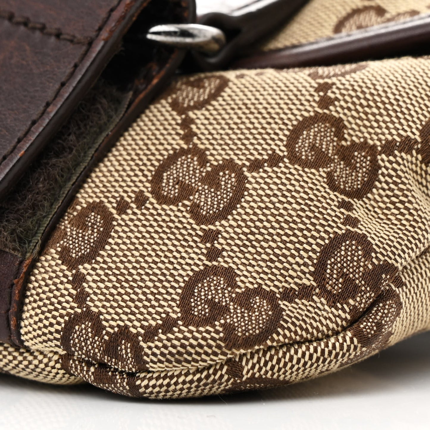 Monogram Waist Belt Bag Dark Brown