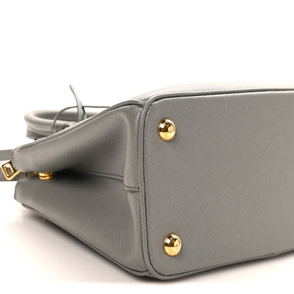 Prada Saffiano Lux Small Galleria Double Zip Tote Nube 8 of 10