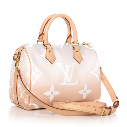 Louis Vuitton Monogram Giant By The Pool Speedy Bandouliere 25 Brume 3 of 11