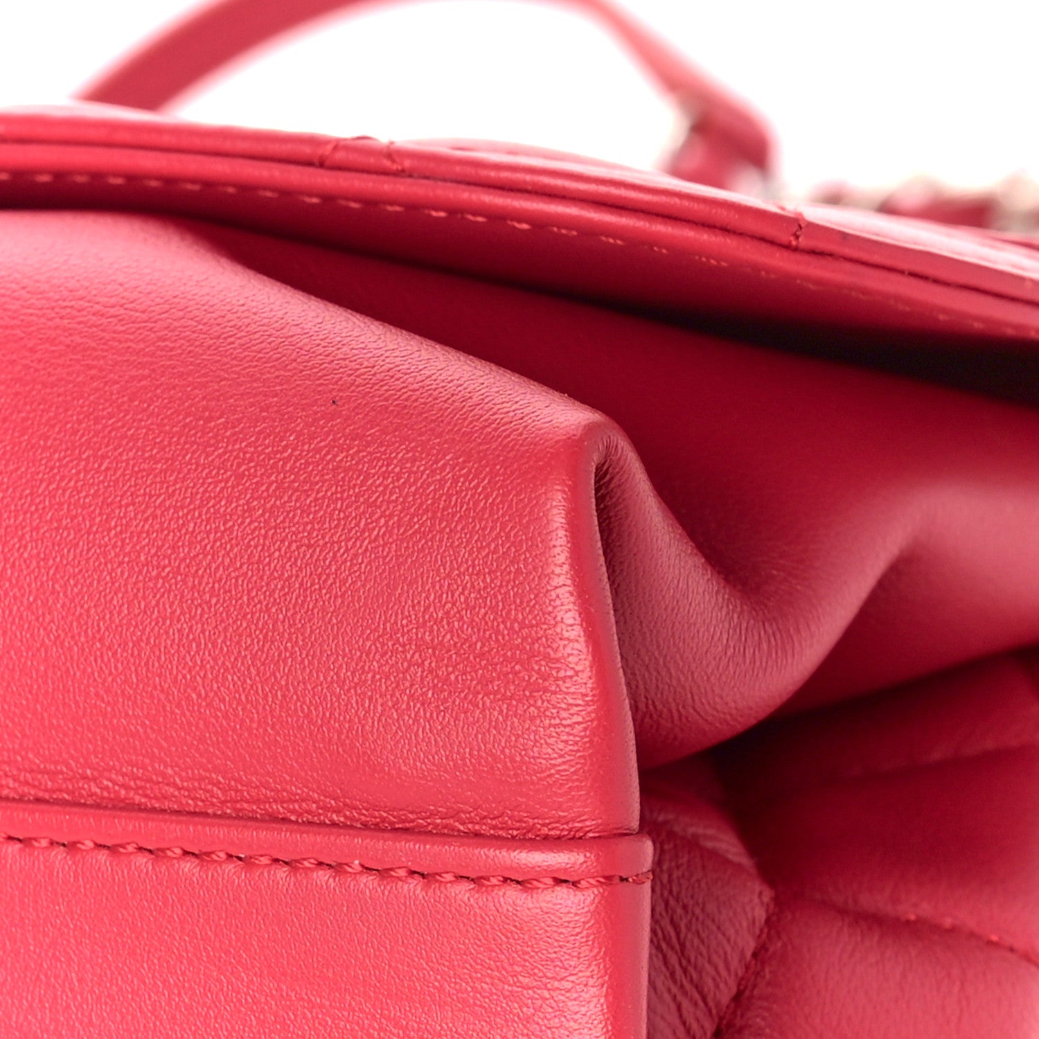 Chanel Calfskin Jumbo Tramezzo Flap Red 9 of 9
