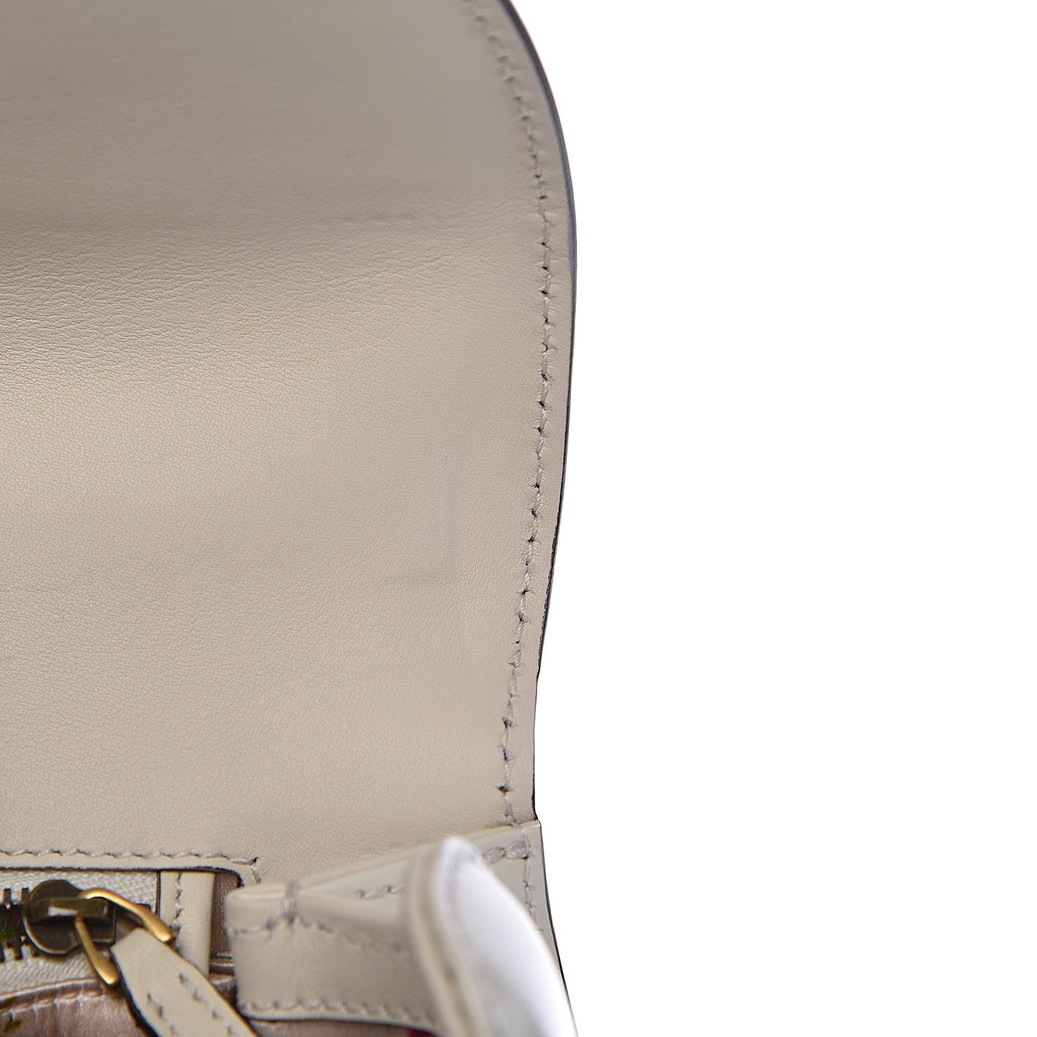 Gucci Calfskin Plexiglass Medium Classic 2 Top Handle Bag White 9 of 12