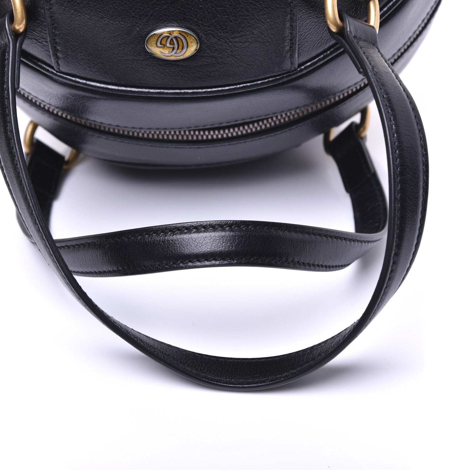Gucci Piuma Lux Energy Tifosa Basketball Shaped Shoulder Bag Black 13 of 15