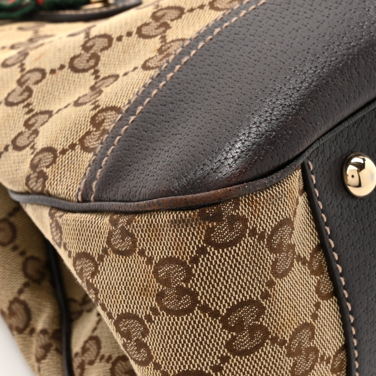 Monogram Medium Princy Tote Dark Brown