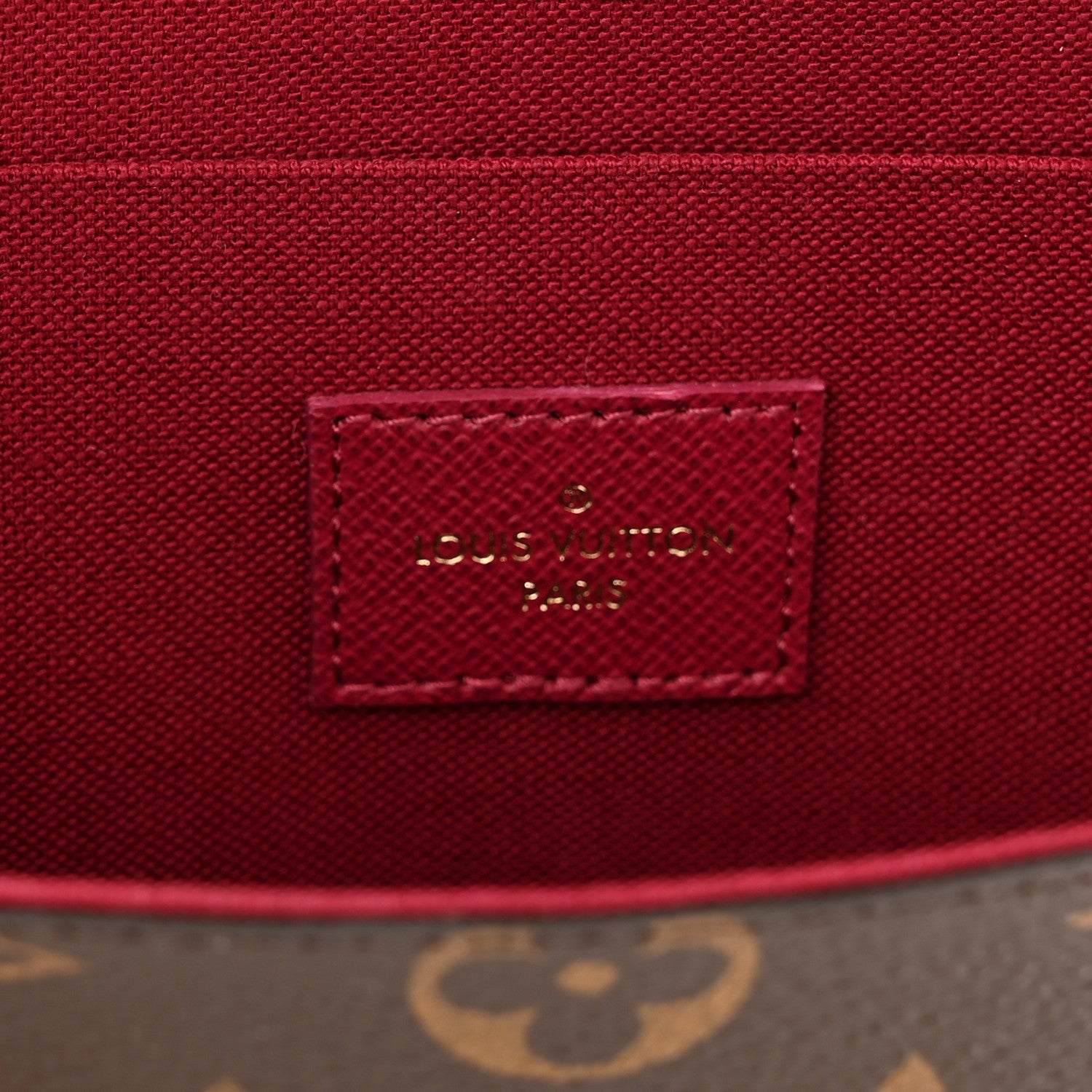 Louis Vuitton Monogram Pochette Felicie Chain Wallet Fuchsia 7 of 10