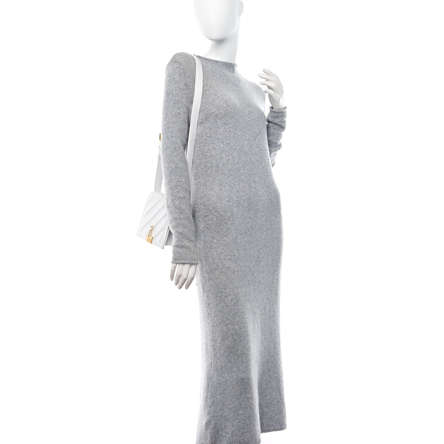 Off-White Calfskin Padded Diag Baby Binder Flap Bag White 2 of 9