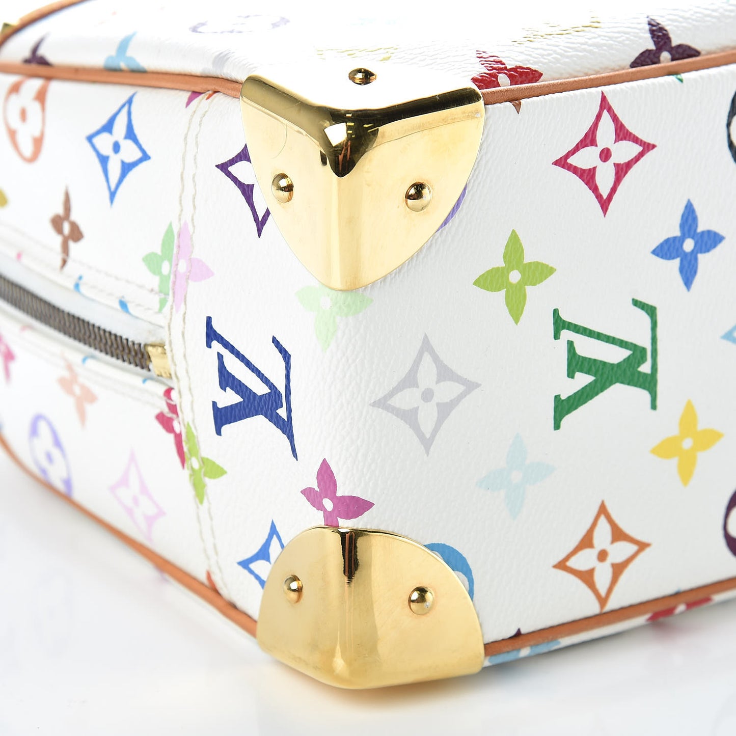 Monogram Multicolor Trouville White