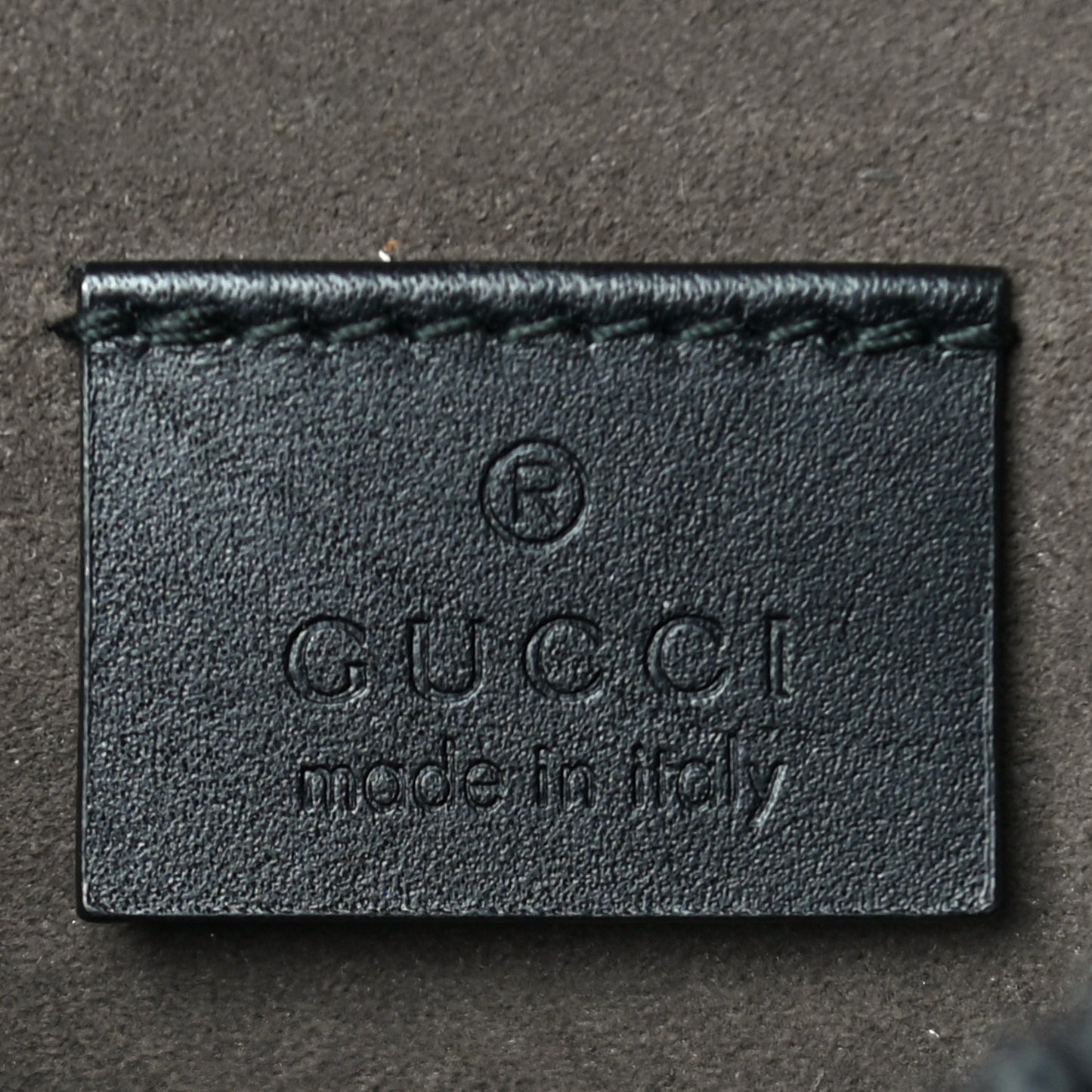 GG Supreme Monogram Belt Bag Black