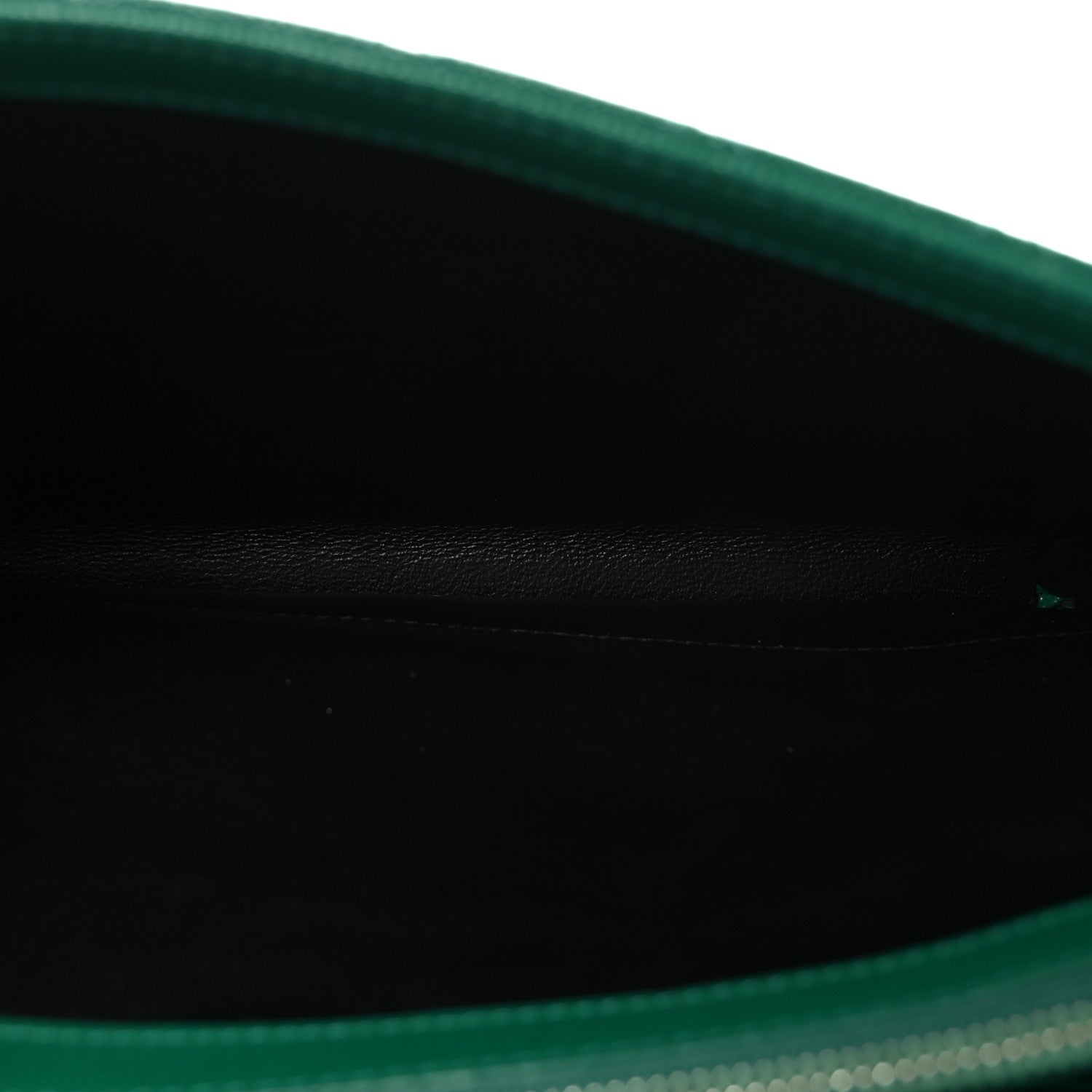 Saint Laurent Grain De Poudre Mixed Matelasse Triquilt Monogram Chain Wallet Green Field 5 of 9