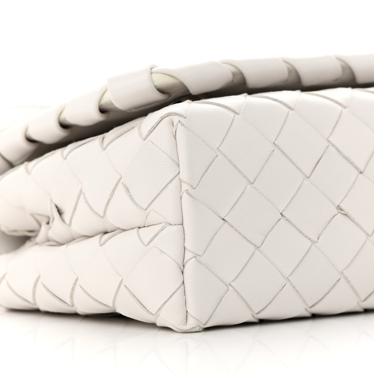 Nappa Intrecciato Mini Crossbody White