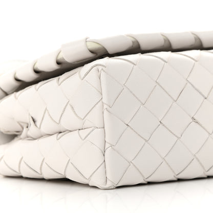 Bottega Veneta Nappa Intrecciato Mini Crossbody White 9 of 12