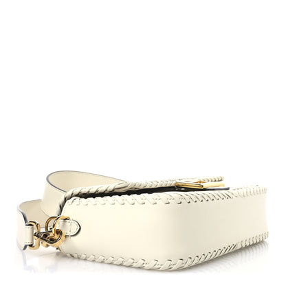 Fendi Vitello King Ceylon Woven Baguette White Ice 4 of 10