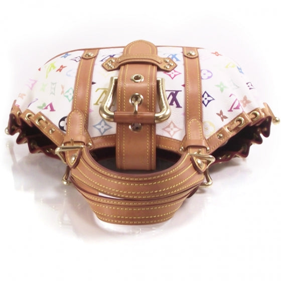Louis Vuitton Monogram Multicolor Theda GM White 5 of 8