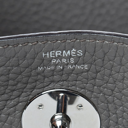 Hermes Taurillon Clemence Lindy 26 Etain 8 of 10