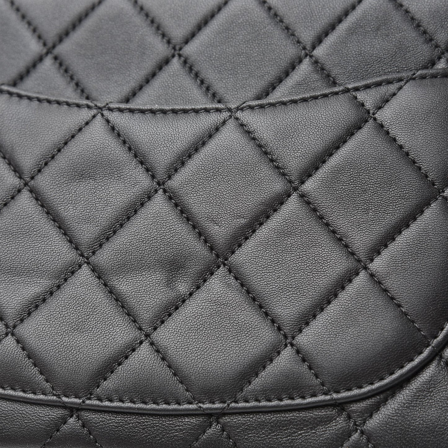 Lambskin Quilted All About Chains Camera Bag Black
