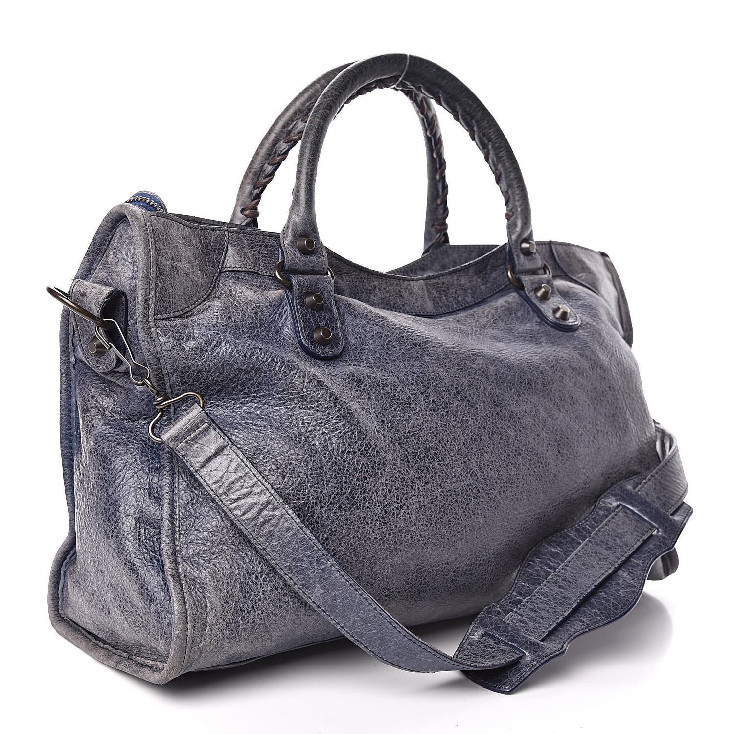 Balenciaga Agneau Classic Hardware City Bleu Roi 3 of 17