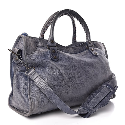 Balenciaga Agneau Classic Hardware City Bleu Roi 3 of 17