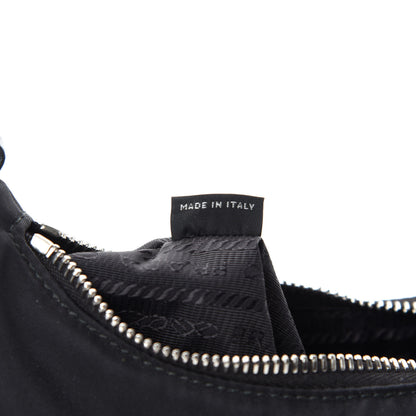 Prada Nylon Re-Edition 2005 Shoulder Bag Black 9 of 12